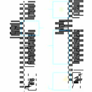 PDU METERED 16 C13 4 C19 208/ 240V 3.2/3